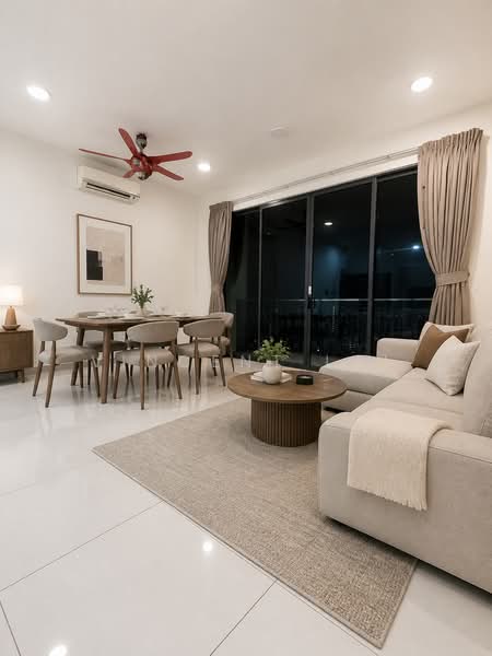 Service Residence for Rent at Crescent Bay Suites (Teluk Bayu) - Vincent Lai - Living Room - PropertyGuru.com.my