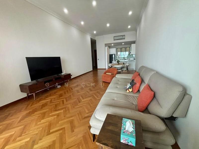 Kediaman Servis untuk Disewa di Straits Quay (The Suites at Waterside) - Gan Chun Kai - Living Room - PropertyGuru.com.my