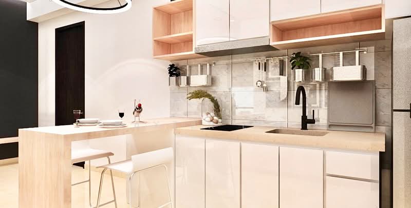 Kediaman Servis untuk Dijual di Centrus Soho - Baxter Lim - Kitchen - PropertyGuru.com.my