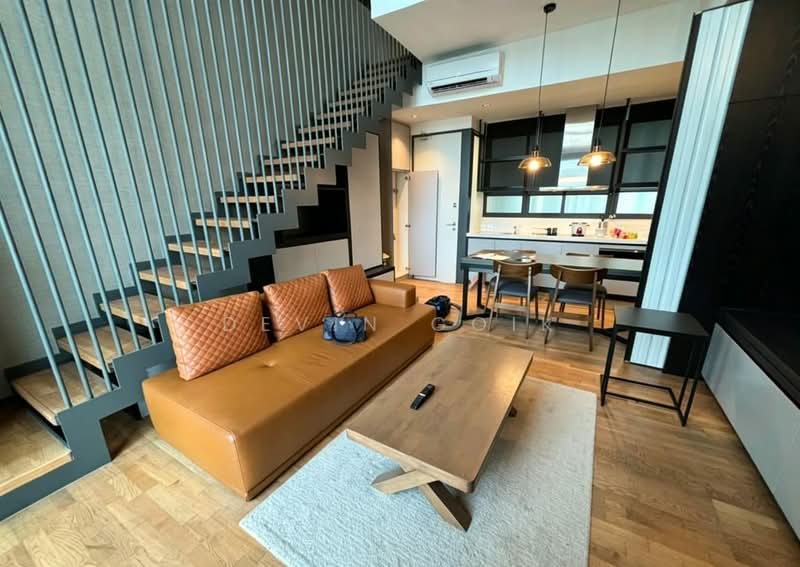 Kondominium untuk Disewa di Twy Duplex Condos - Devin Goik - Living Room - PropertyGuru.com.my
