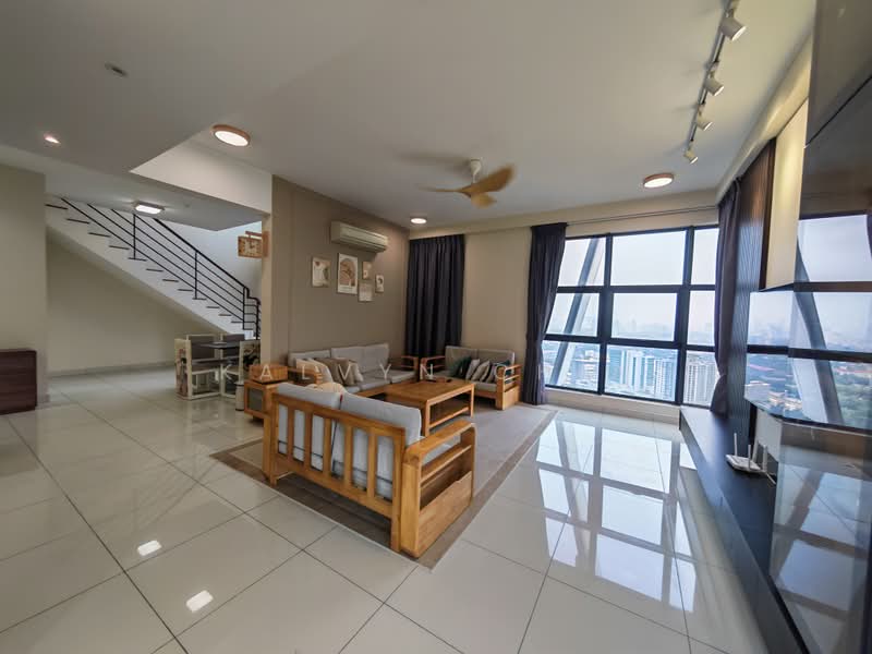 Kediaman Servis untuk Dijual di Arte Mont Kiara - Kalvyn Chia - Living Room - PropertyGuru.com.my