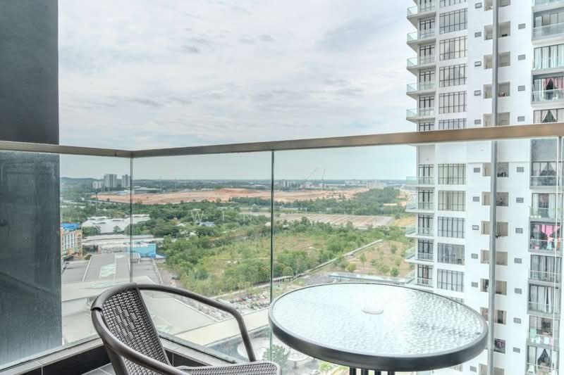 Service Residence for Sale at D'Pristine - Win Kam - Balcony - PropertyGuru.com.my