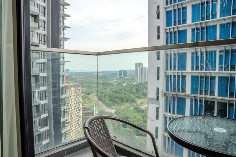 Service Residence for Sale at D'Pristine - Win Kam - Balcony - PropertyGuru.com.my