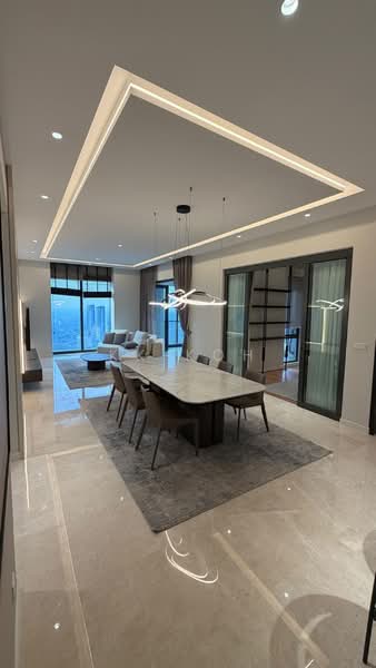 Service Residence for Sale at The Astaka @ 1 Bukit Senyum - KK Koh - Living Room - PropertyGuru.com.my