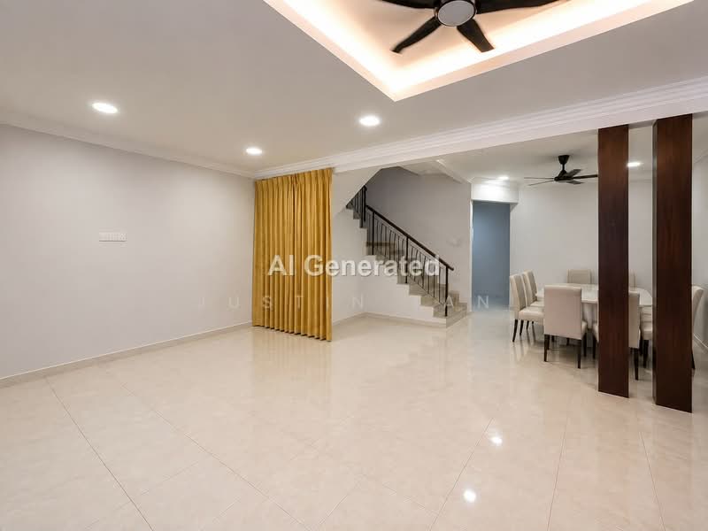 Rumah Teres 2-Tingkat untuk Dijual di Taman Bukit Mewah Fasa 9 (Kajang) - JUSTIN TAN - Living Room - PropertyGuru.com.my