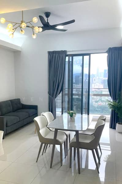 Service Residence for Rent at The Sentral Suites - Yen Cheah - Living Room - PropertyGuru.com.my
