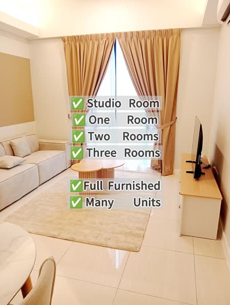 Service Residence for Rent at The Sentral Suites - Yen Cheah - Living Room - PropertyGuru.com.my
