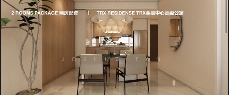 Service Residence for Sale at TRX Residences - Joshua Tan - Dining Room - PropertyGuru.com.my