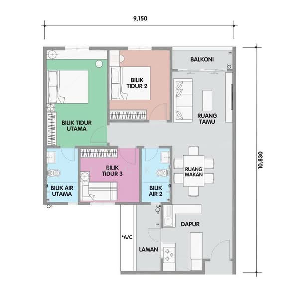 Kondominium untuk Disewa di Residensi Damai (Signature Three) - Jack Ng - PropertyGuru.com.my