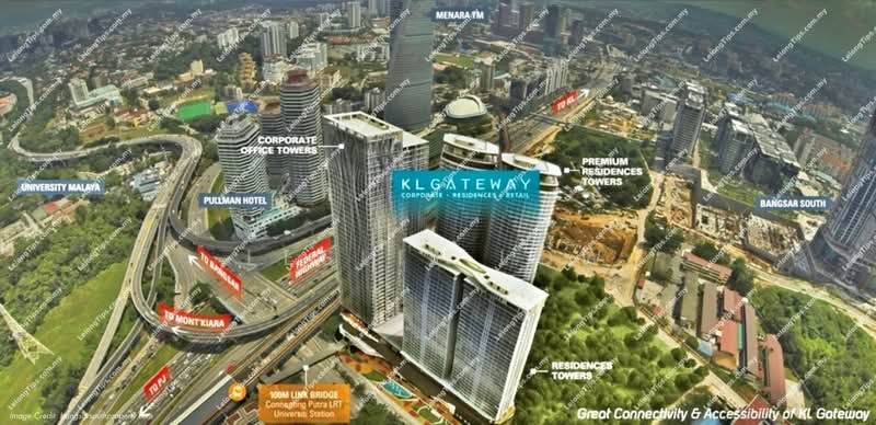 Kondominium untuk Dijual di KL Gateway Premium Residences - Leslie Low - Exterior - PropertyGuru.com.my