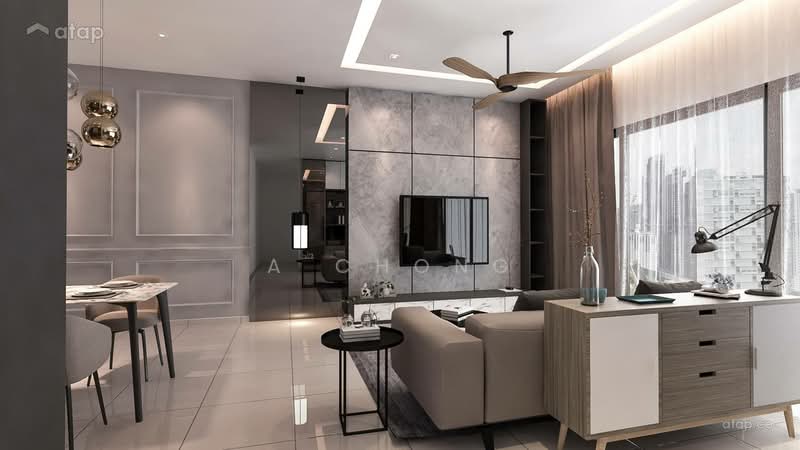 Condominium for Sale at Santubong Suites - A Chong - Living Room - PropertyGuru.com.my