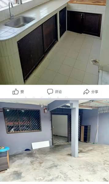Rumah Teres 1-Tingkat untuk Dijual di Kampung Parit Mesjid (Pontian) - Arshad . - Kitchen - PropertyGuru.com.my