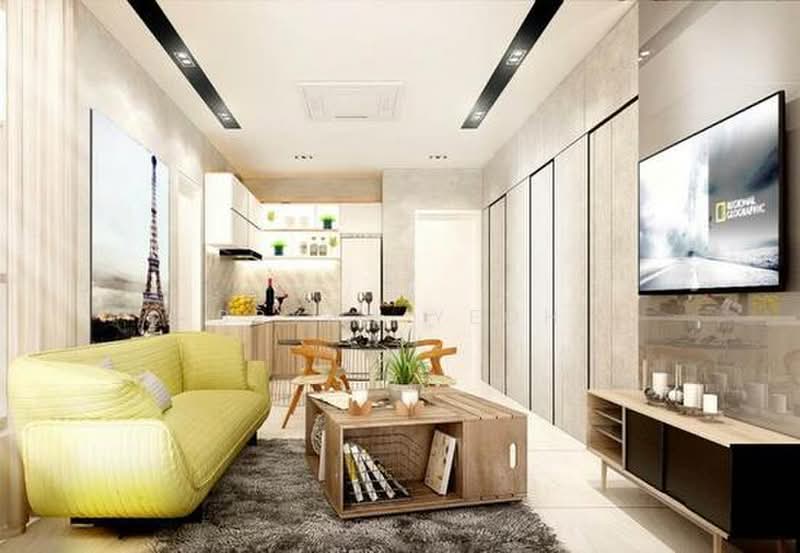 Service Residence for Rent at Cubic Botanical - Bryan Yeoh - Living Room - PropertyGuru.com.my