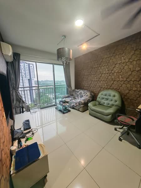 Service Residence for Rent at D'Tasek Residences (Tasek Impian) - Calvin Lee - Living Room - PropertyGuru.com.my