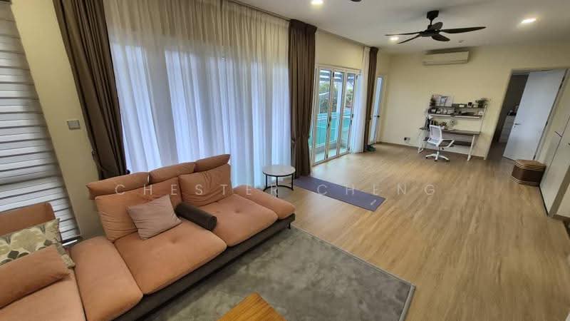 Rumah Teres untuk Dijual di Temasya Glenmarie (Glenmarie) - Chester Cheng - Living Room - PropertyGuru.com.my