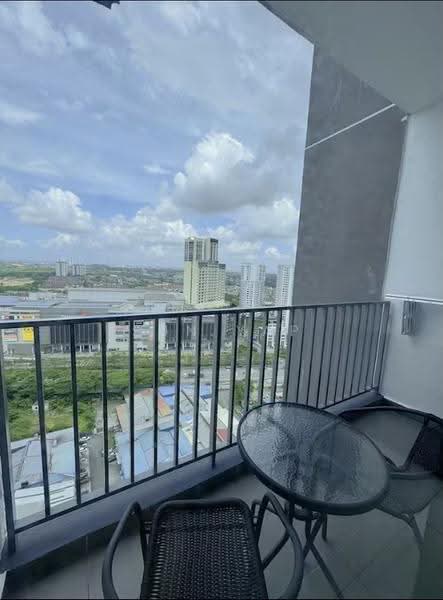 Service Residence for Rent at Greenfield Regency - Sun Yap - Balcony - PropertyGuru.com.my