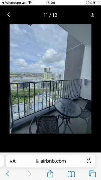 Service Residence for Rent at Greenfield Regency - Dolphine Ong - Balcony - PropertyGuru.com.my
