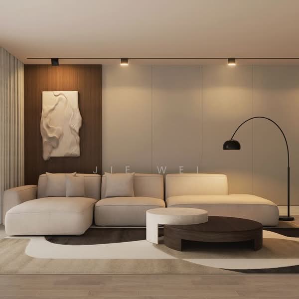 Condominium for Sale at Ruby Seapark - Jie Wei - Living Room - PropertyGuru.com.my