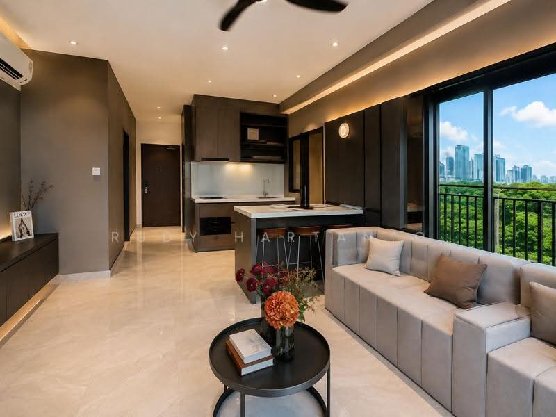 Service Residence for Sale at KSL Blossom Square - Rudy Hartanto - Living Room - PropertyGuru.com.my