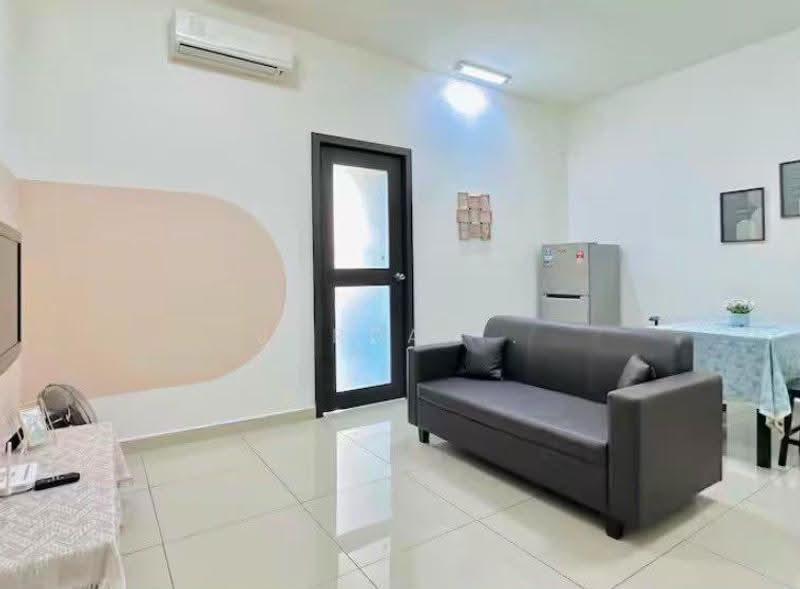Service Residence for Rent at Greenfield Regency - Jordan . - Living Room - PropertyGuru.com.my