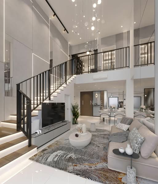 Condominium for Sale at TRX Residences - Christine C. - Living Room - PropertyGuru.com.my