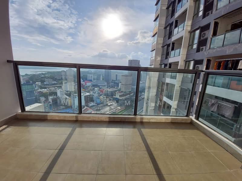 Service Residence for Sale at R&F Princess Cove Phase 1 - William Tay - Balcony - PropertyGuru.com.my