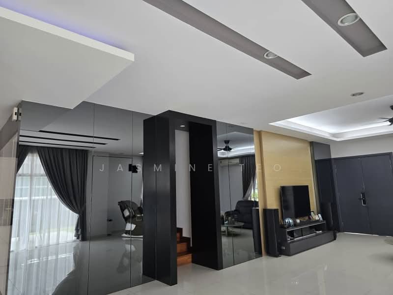 Rumah Berkembar untuk Dijual di Setia Eco Park (Setia Alam) - Jasmine Teo - Living Room - PropertyGuru.com.my