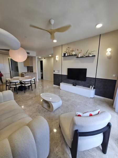 Service Residence for Rent at TRX Residences - Joe Liew - Living Room - PropertyGuru.com.my