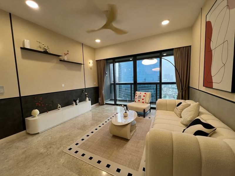 Service Residence for Rent at TRX Residences - Joe Liew - Living Room - PropertyGuru.com.my
