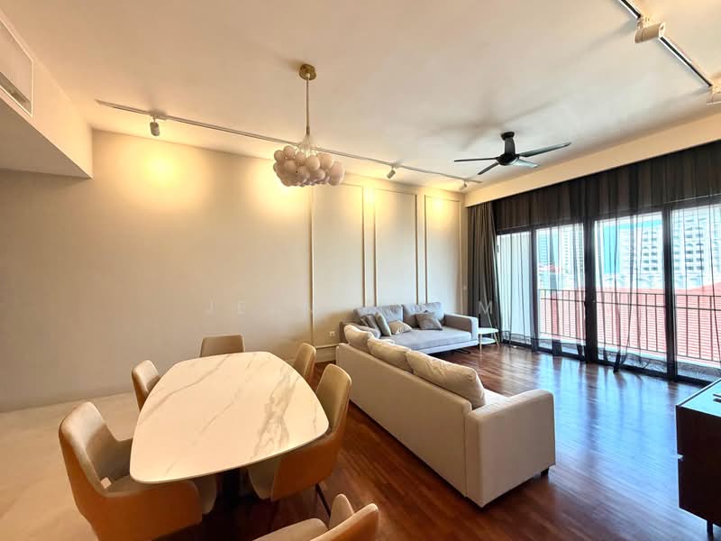 Kediaman Servis untuk Disewa di Straits Residences - Jeanie Lim - Living Room - PropertyGuru.com.my