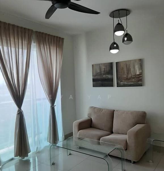 Kediaman Servis untuk Disewa di Solaris Dutamas - Eva Yap - Living Room - PropertyGuru.com.my