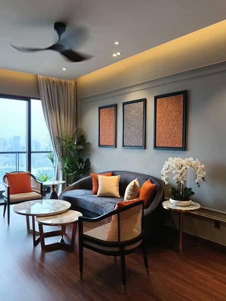 Service Residence for Rent at Duta Park Residences - Shawn Chong - Living Room - PropertyGuru.com.my