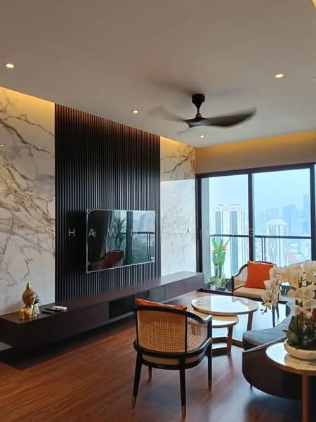 Service Residence for Rent at Duta Park Residences - Shawn Chong - Living Room - PropertyGuru.com.my