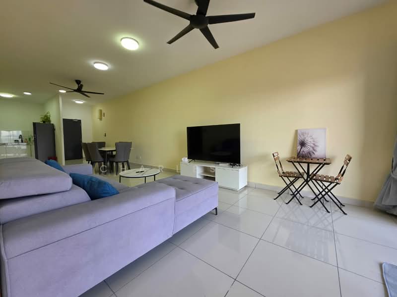 Kondominium untuk Disewa di The Holmes 2 - Charles Yeh - Living Room - PropertyGuru.com.my