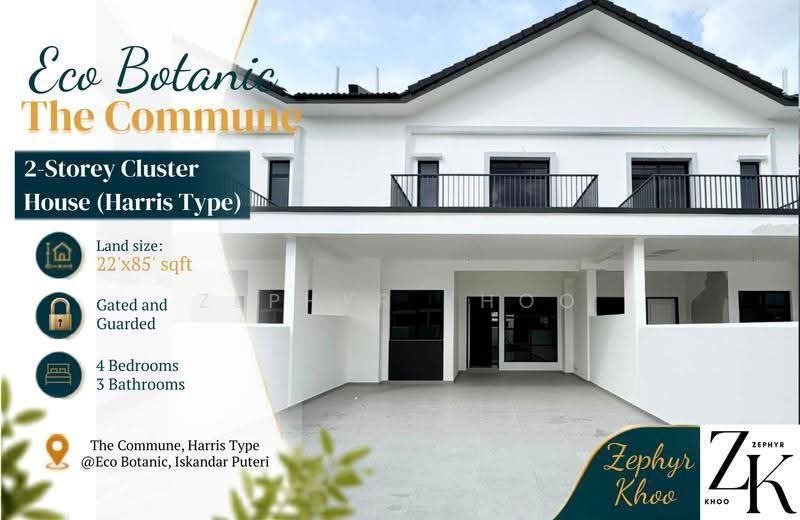 Cluster House for Sale in Eco Botanic (Iskandar Puteri (Nusajaya)) - Zephyr Khoo - Exterior - PropertyGuru.com.my