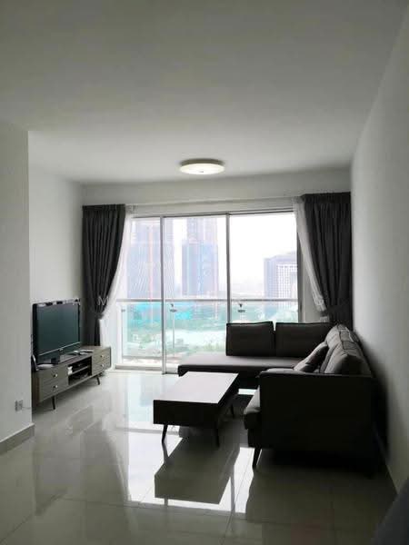Service Residence for Rent at Solaris Dutamas - Amelia Kong - Living Room - PropertyGuru.com.my