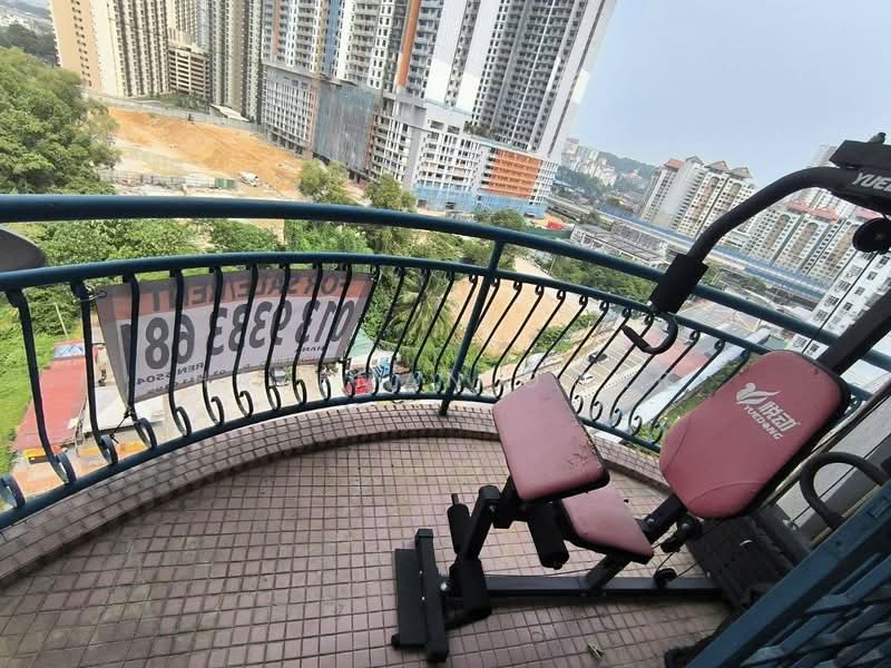 Apartment for Sale at Tasik Heights Apartment - Hazeman Omar - Balcony - PropertyGuru.com.my