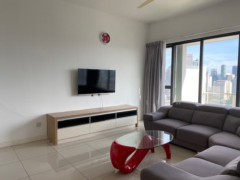 Kediaman Servis untuk Disewa di Setia SKY Residences - Angeline LIEW - Living Room - PropertyGuru.com.my