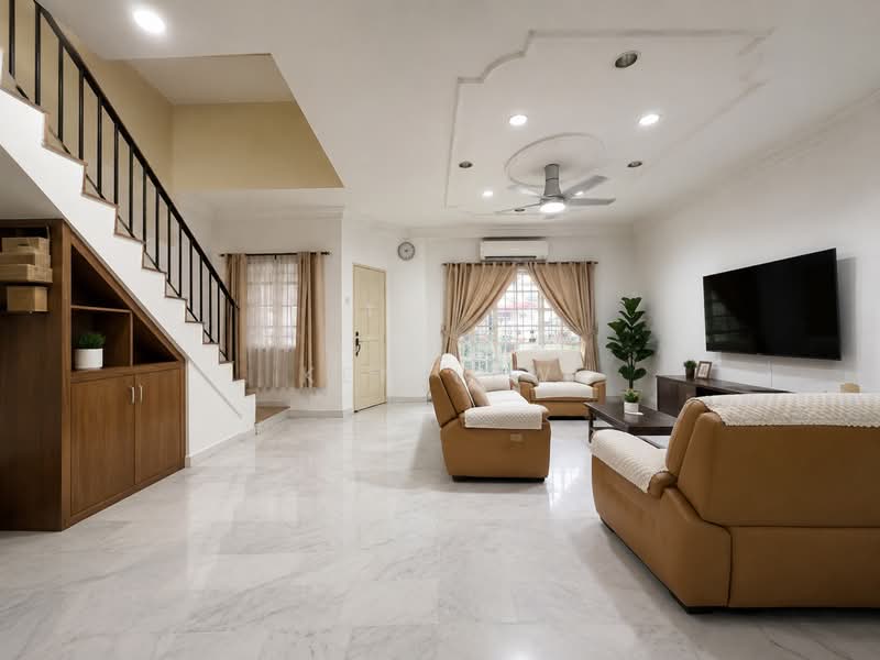Rumah Teres 3-Tingkat untuk Dijual di Batu 9 (Cheras) - Ken Lew - Living Room - PropertyGuru.com.my