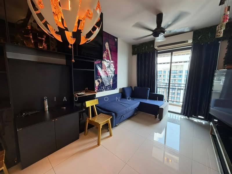 Service Residence for Rent at Country Garden Central Park - Siau Tong Ling - Living Room - PropertyGuru.com.my