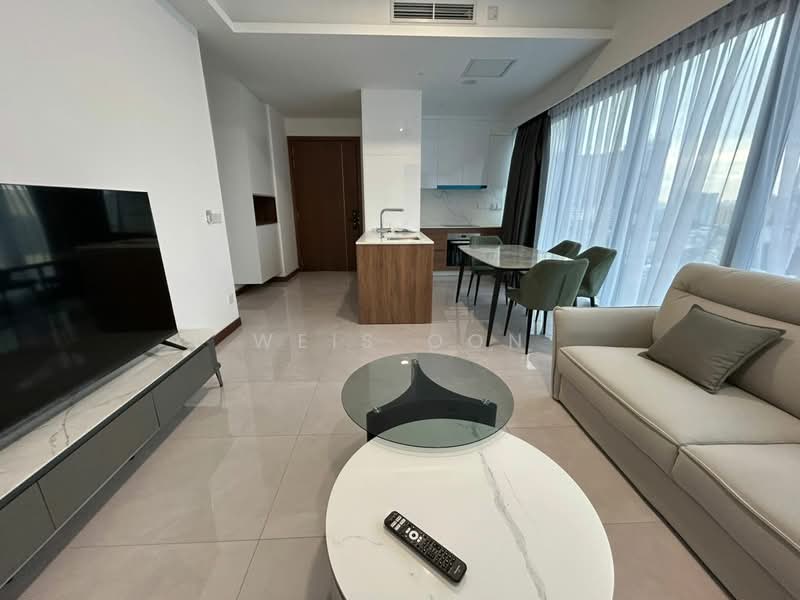 Kediaman Servis untuk Disewa di Core Residence @ TRX - Weis Oon - Living Room - PropertyGuru.com.my
