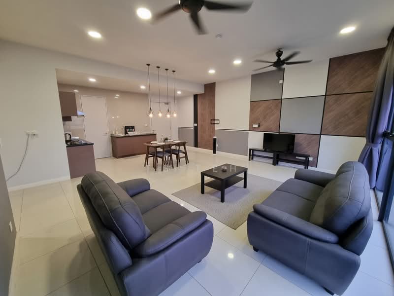 Kondominium untuk Disewa di Secoya Residence - TS Teh - Living Room - PropertyGuru.com.my