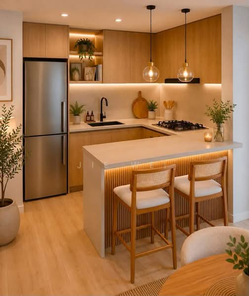 Kondominium untuk Dijual di D'Evia Residences @ Kwasa Damansara - Jie Wei - Kitchen - PropertyGuru.com.my