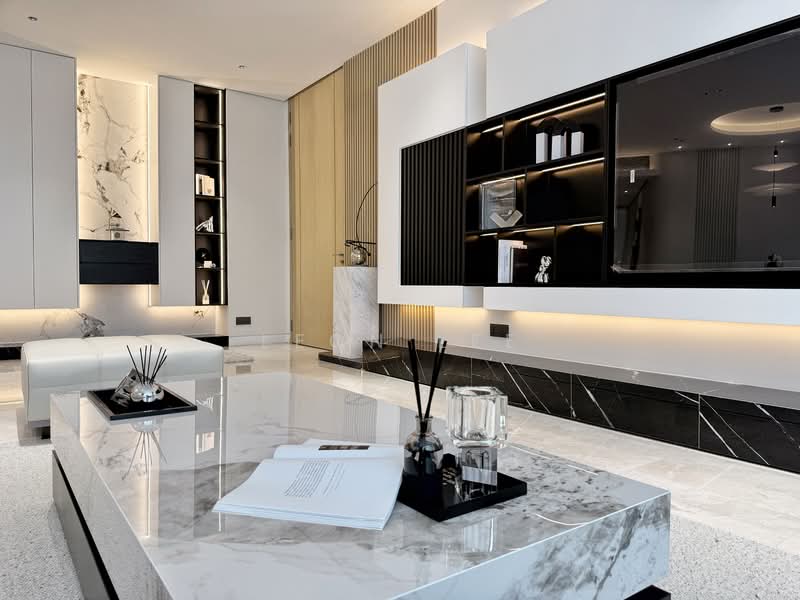 Condominium for Sale at Condominium @ The Troika - Leon Lee - Living Room - PropertyGuru.com.my