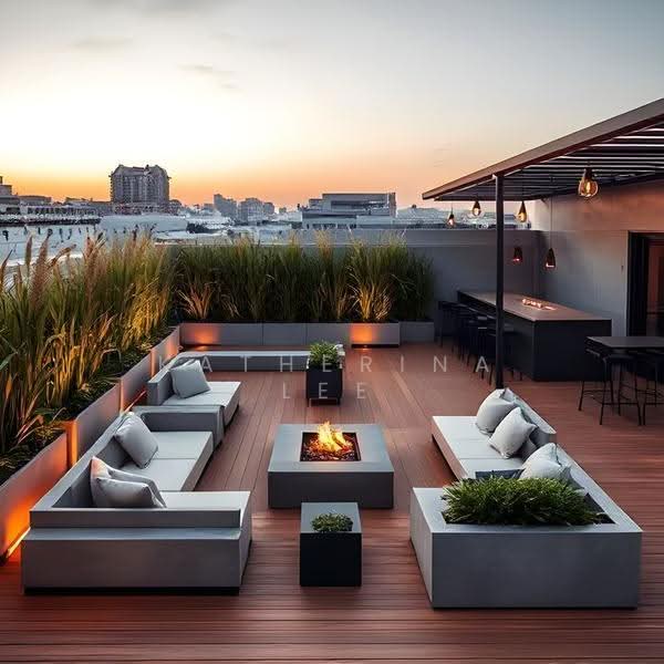 Kediaman Servis untuk Dijual di Amberwood Resort Residence - Katherina Lee - BBQ Area - PropertyGuru.com.my