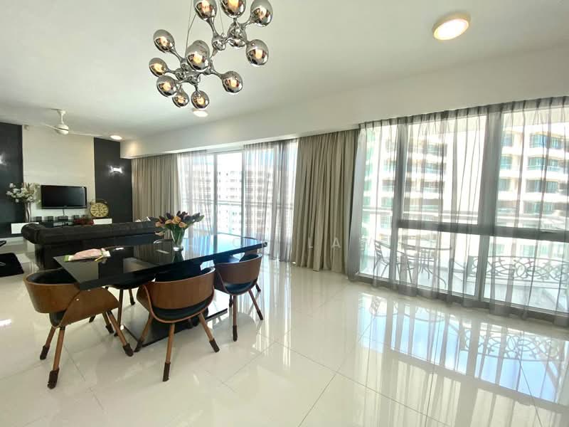 Kondominium untuk Disewa di Gurney Paragon - Jack Law - Living Room - PropertyGuru.com.my