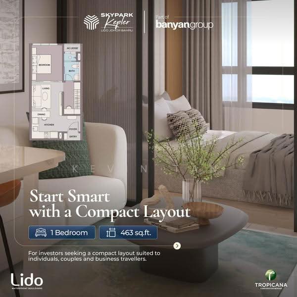 Kediaman Servis untuk Dijual di Skypark Kepler @ Lido Waterfront Boulevard - Kevin Tan - PropertyGuru.com.my