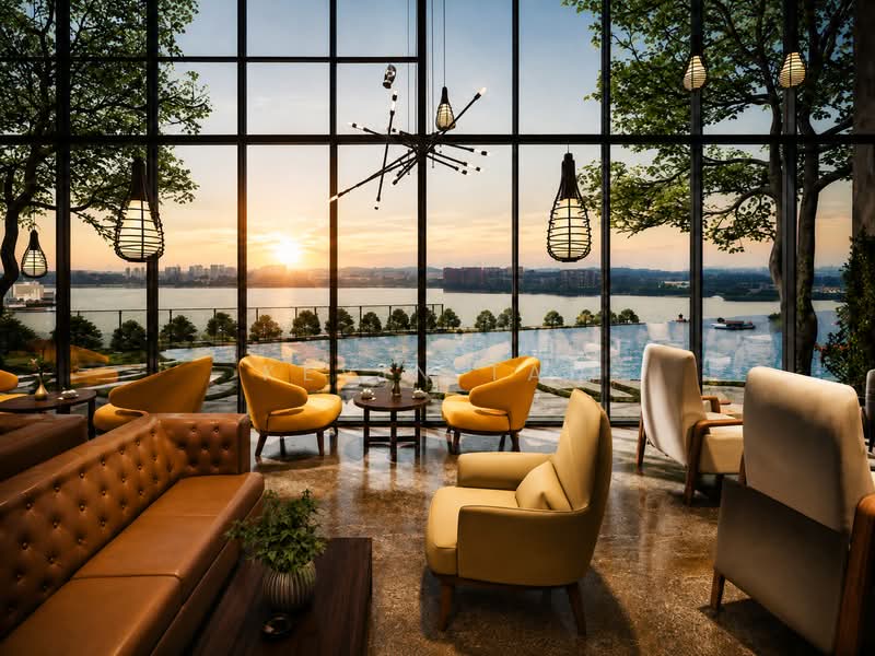 Service Residence for Sale at Skypark Kepler @ Lido Waterfront Boulevard - Kevin Tan - Living Room - PropertyGuru.com.my