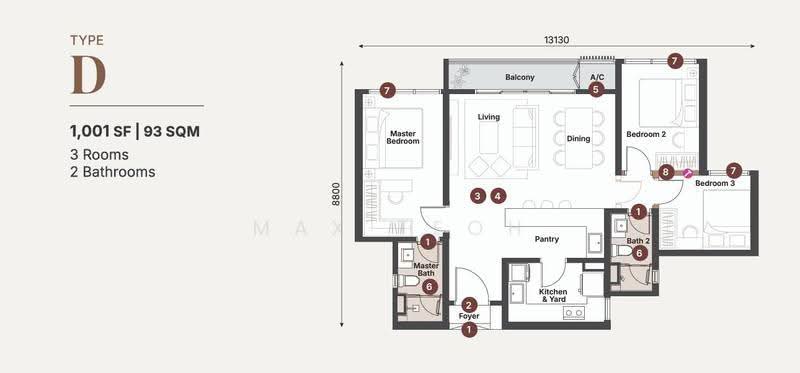 Kediaman Servis untuk Dijual di Sunway Cochrane - Max Teoh - PropertyGuru.com.my
