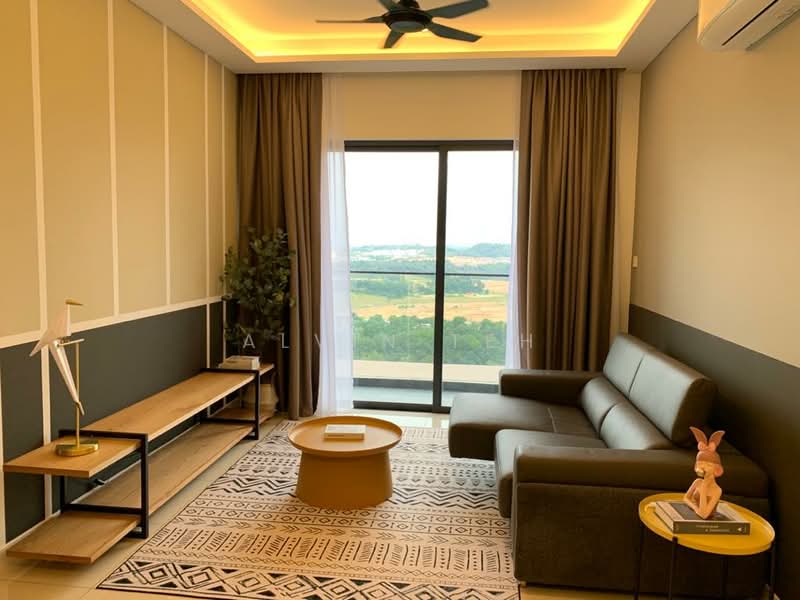 Service Residence for Rent at Skyluxe On The Park Bukit Jalil - Alvin Teh - Living Room - PropertyGuru.com.my